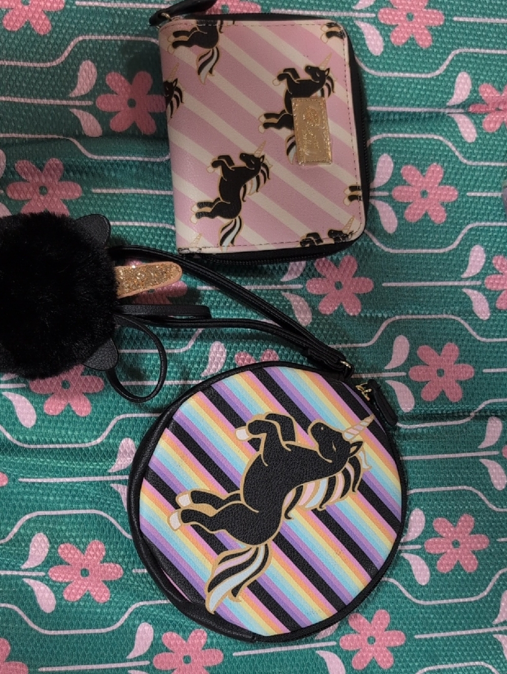 Betsey Johnson Wallet, Wristlet, Bag Charm
